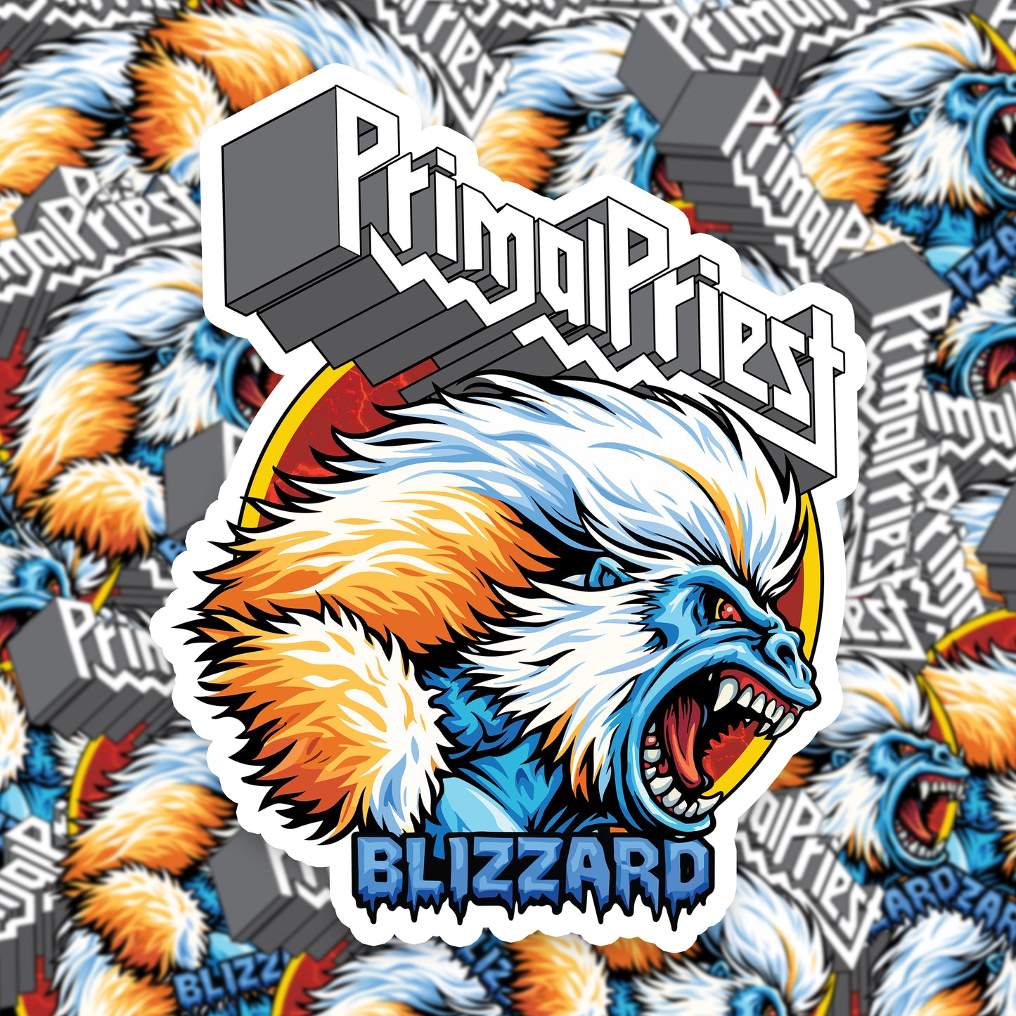 Primal Priest: Raging for Vengeance (Blizzard) Sticker