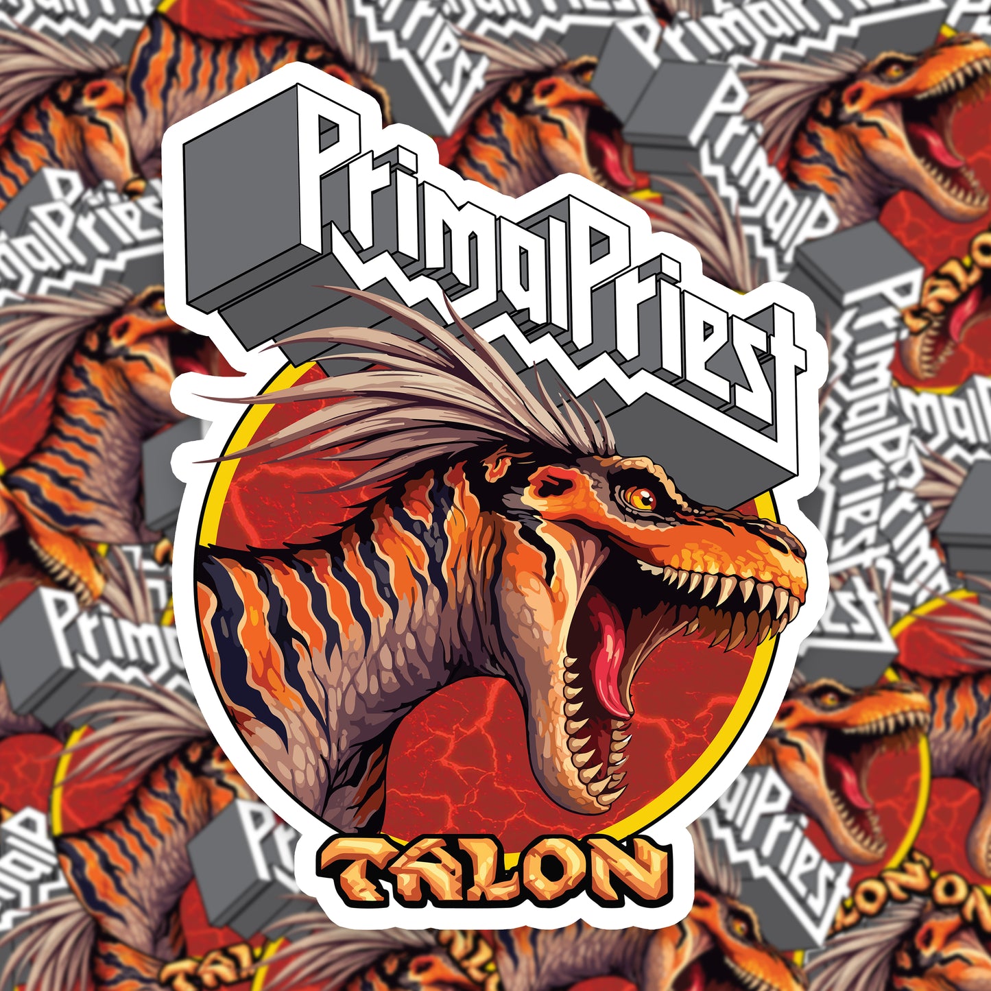 Primal Priest: Raging for Vengeance (Talon) Sticker