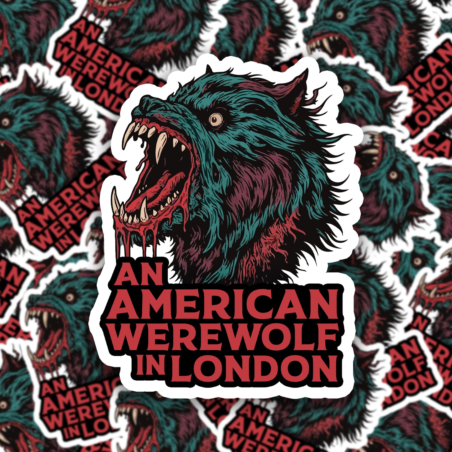 An American Werewolf in London Sticker
